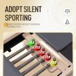 Foldable Pilates Reformer for Home Gym Fitness