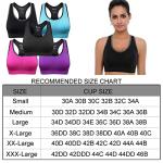 BAOMOSI High Impact Seamless Sports Bra for Women