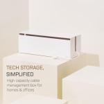 YAMAZAKI Minimalist Cord Organizer Box with Lid