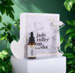 Crystal Jade Roller and Gua Sha Set with Serum