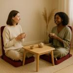 Portable Buddha Meditation Chair with Back Support