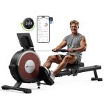 MERACH Water Rower with Bluetooth and iPad Holder