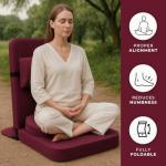 Portable Buddha Meditation Chair with Back Support