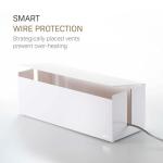 YAMAZAKI Minimalist Cord Organizer Box with Lid