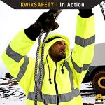 KwikSafety Patrol Jacket - Reflective Mens Fleece Hoodie