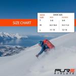 Pure Athlete Warm Wool Ski Socks - 3 Pack