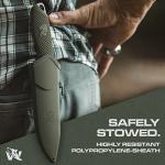 ODENWOLF WOLF-I D2 Steel Survival Knife - Sheath Included