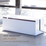 YAMAZAKI Minimalist Cord Organizer Box with Lid