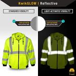KwikSafety Patrol Jacket - Reflective Mens Fleece Hoodie