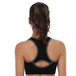 BAOMOSI High Impact Seamless Sports Bra for Women