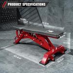Adjustable Weight Bench with 32 Positions, 589.7 kg Capacity