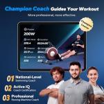 MERACH Water Rower with Bluetooth and iPad Holder