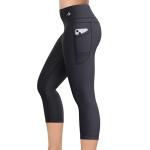 High Waisted Capri Leggings with Tummy Control