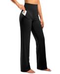 Women's High Waist Wide Leg Yoga Pants with Pockets