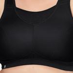 Glamorise No-Bounce Wirefree Sports Bra, Black