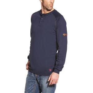 Ariat Men’s Flame Resistant Work Henley Shirt