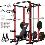 RitFit Power Cage Home Gym with Cable System