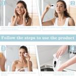 ZoGoo Electric Gua Sha Facial Tool, Upgraded Hot&Cold Dual-Mode Face Neck Massager, Face Sculpting Tool/Lift Device -Heated&Ice &Vibration&Red Massager, Anti-Aging&Wrinkles, Puffiness, Double Chin