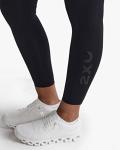 2XU Women's Form Stash Hi-Rise Compression Tight - Performance Activewear for Training, Improved Recovery - Black/Black - Size Small