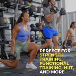 TRX YBell Neo Series 3-in-1 Kettlebell, Dumbbell and Push Up Bar Workout Equipment | Commercial Grade Neoprene Coated Surface | Perfect for Strength Training & Conditioning Workouts | 27lbs