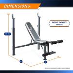 Marcy Olympic Weight Bench, Workout Benches For Home With Leg Developer MWB-4491
