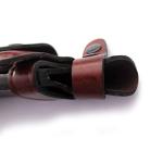 GCS Custom Handcrafted Fixed Blade Leather Right Hand Scout Carry Knife Sheath with Sharpening Stone Set GCS181