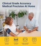 A&D Medical Bluetooth Blood Pressure Monitor for Home Use, UA-651BLE – Upper Arm Precise BP Machine – Wide Range Cuff (8.6” / 22-42cm), App is iOS & Android Compatible, AA Batteries