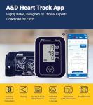 A&D Medical Bluetooth Blood Pressure Monitor for Home Use, UA-651BLE – Upper Arm Precise BP Machine – Wide Range Cuff (8.6” / 22-42cm), App is iOS & Android Compatible, AA Batteries
