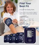 A&D Medical Bluetooth Blood Pressure Monitor for Home Use, UA-651BLE – Upper Arm Precise BP Machine – Wide Range Cuff (8.6” / 22-42cm), App is iOS & Android Compatible, AA Batteries