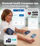 A&D Medical Bluetooth Blood Pressure Monitor for Home Use, UA-651BLE – Upper Arm Precise BP Machine – Wide Range Cuff (8.6” / 22-42cm), App is iOS & Android Compatible, AA Batteries