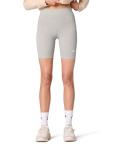 Nike Women's Sportswear Classic High-Waisted 8" Bike Shorts, Dark Grey Heather/Sail, Large