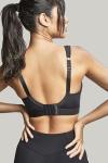 Panache Boundless Non Wired Sports Bra | Black 36D | High Impact, Supportive Sports Bra for Women, Exercise & Workout Bra