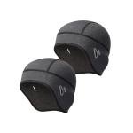 Thermal Skull Cap with Glasses Holes Warmer Helmet Liner Winter Cycling Bike Hat 2Pcs Active Lifestyle Gear for Sports Outdoor Adventures Travel and Daily Wear Versatile Accessories