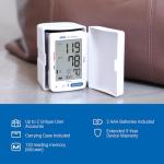 A&D Medical Essential One Wrist Blood Pressure Monitor for Home Use, UB-543, BP Adjustable Cuff (5.3-8.5"/13.5-21.5 cm), 2 Users, One Button Operation, 60 Reading Memory, Carrying Case, 2 AAA Battery