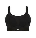Panache Boundless Non Wired Sports Bra | Black 36D | High Impact, Supportive Sports Bra for Women, Exercise & Workout Bra