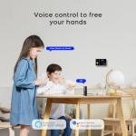 PGST WiFi Home Alarm Security System,Wireless DIY Smart Home Burglar Security Alarm System 24 Pieces Kits, Compatible with Alexa Google Home Voice Control for Villa Home Apartment