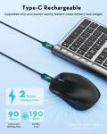 Samsers Ultra Slim Wireless Keyboard and Mouse Set