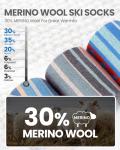 Merino Wool Ski Socks for Ultimate Warmth