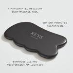 Obsidian Gua Sha Body Massage Tool for Relaxation