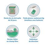 Lightweight Cat Tracker with 1600 ft Range