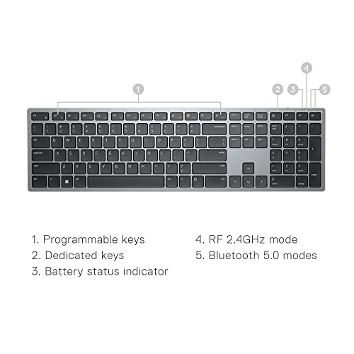 Dell Multi-Device Wireless Keyboard and Mouse Combo