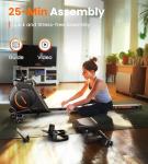 YOSUDA Magnetic Home Rowing Machine with LCD Monitor