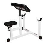 Adjustable Preacher Curl Bench for Home Gym
