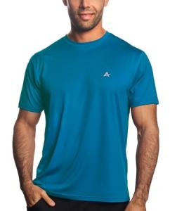 Men’s Arctic Cool Cooling Crew Neck Tee, Glacier Blue