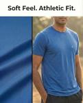 Men’s Arctic Cool Cooling Crew Neck Tee, Glacier Blue