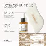 GEMELLE Jade Gua Sha Face Oil Set 15ml