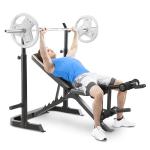 Marcy Adjustable Olympic Weight Bench with Squat Rack
