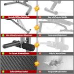 Adjustable Heavy-Duty Weight Bench for Home Gym