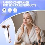 Yeamon Stainless Steel Gua Sha and Face Roller Set