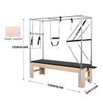 Vintage Wooden Pilates Cadillac for Home Workouts